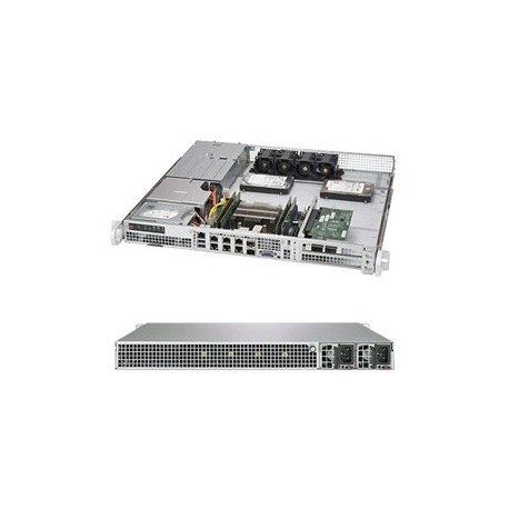 Supermicro SuperServer SYS-1019D-FRN8TP 1U Rack Server, Xeon D-2146NT, Redundant PSU
