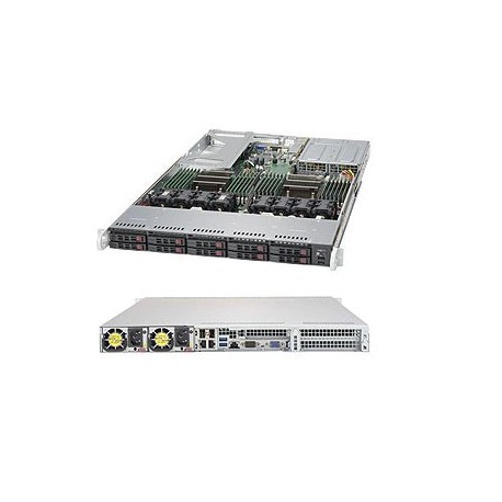 Supermicro SuperServer SYS-1028U-E1CRTP+ 1U Rackmount Server | Dual Xeon, 3TB RAM, 10x 2.5" Hot-Swap