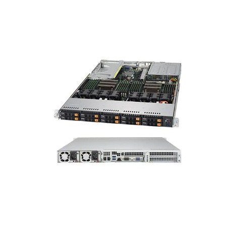 Supermicro SuperServer SYS-1028U-TN10RT+ – Dual Xeon, 1U, 10x NVMe/SATA/SAS3, 3TB RAM