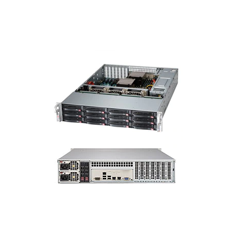 Supermicro SuperStorage SSG-6028R-E1CR12T 2U Storage Server, 12x Hot-Swap, Dual Xeon E5, 10GbE
