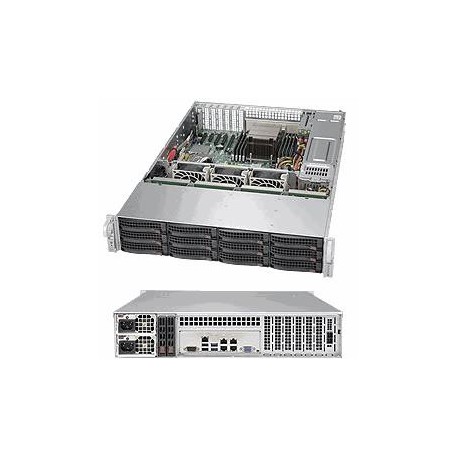 Supermicro SuperStorage SSG-5028R-E1CR12L 2U Storage Server, 12x 3.5" SAS3/SATA3, 1TB RAM